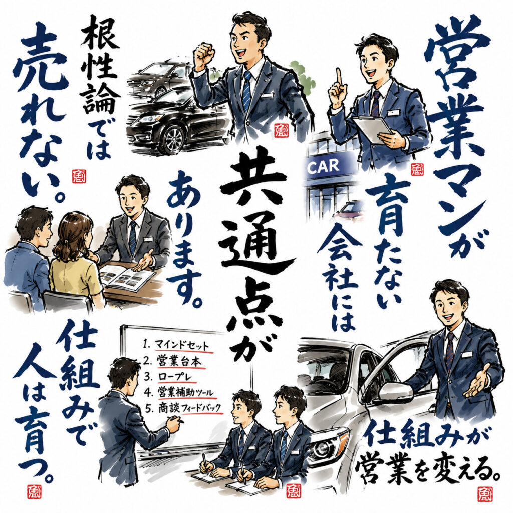 営業の成長を育むシステム